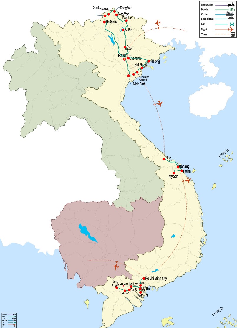 Tour de Vietnam: ¿Qué ruta? ¿Qué hacer? ¿Cuántos días?